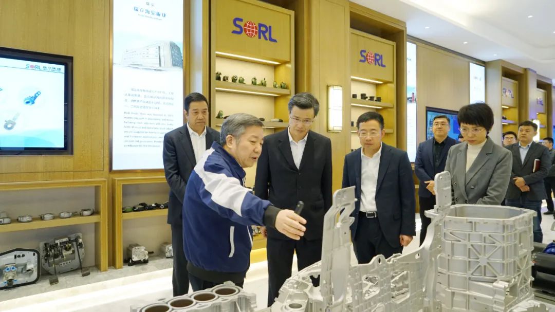 溫州市委常委、市紀(jì)委書記、市監(jiān)委主任金煥民一行來瑞立調(diào)研